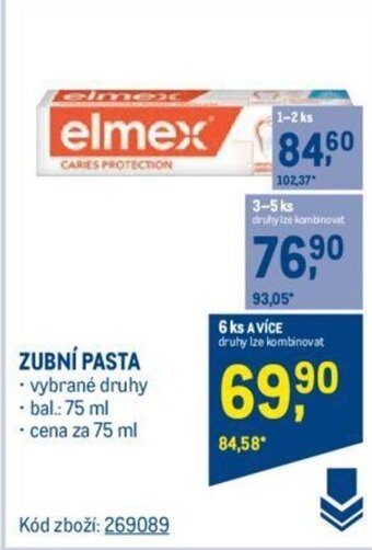 Makro ZUBNÍ PASTA nabídka