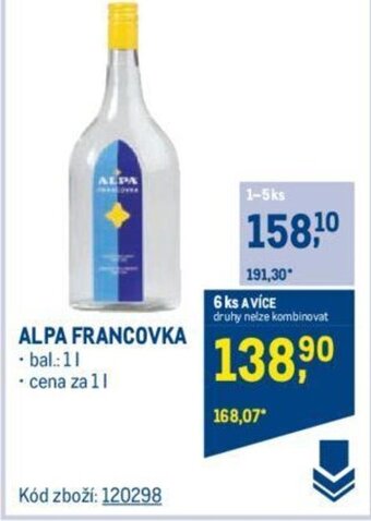 Makro ALPA FRANCOVKA nabídka