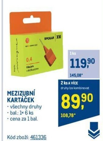 Makro MEZIZUBNÍ KARTÁČEK nabídka
