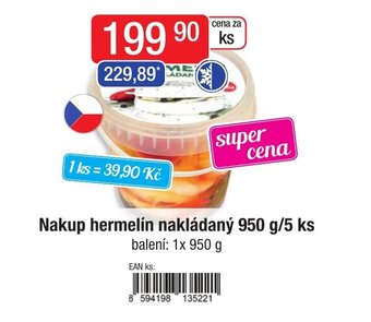 Astur&Qanto Nakup hermelín nakládaný 950 g/5 ks nabídka