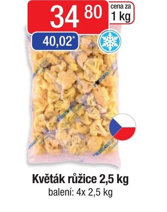 Květák růžice 2,5 kg