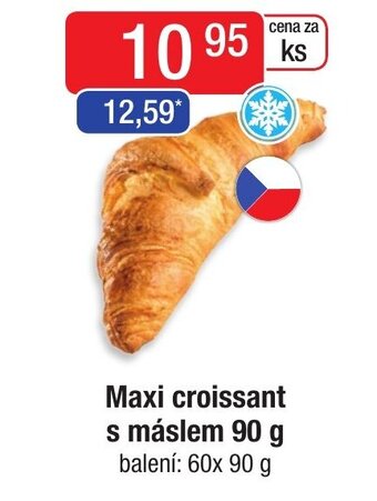 Astur&Qanto Maxi croissant s máslem 90 g nabídka
