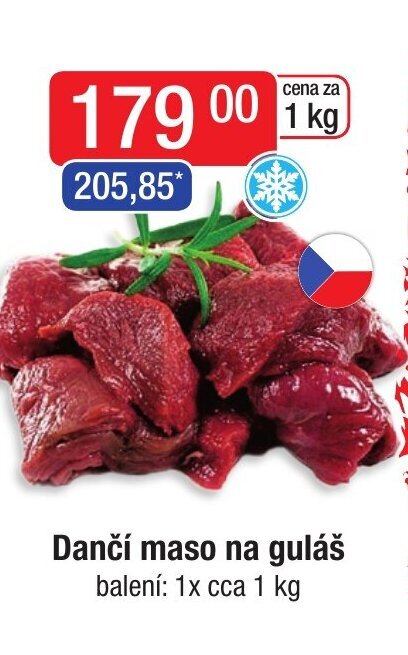 Astur&Qanto Dančí maso na guláš nabídka