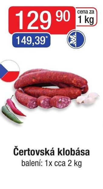 Astur&Qanto Čertovská klobása nabídka