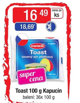 Astur&Qanto Toast 100 g Kapucín nabídka