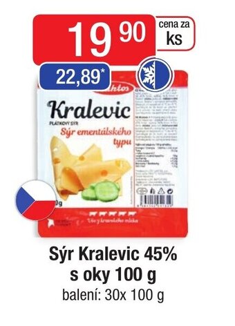 Astur&Qanto Sýr Kralevic 45% s oky 100 g nabídka