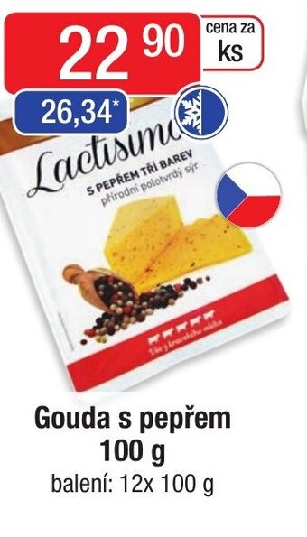 Astur&Qanto Gouda s pepřem 100 g nabídka