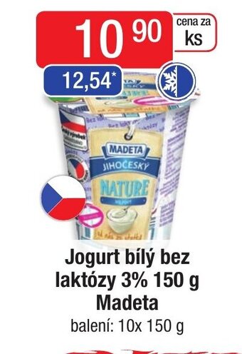 Astur&Qanto Jogurt bílý bez laktózy 3% 150 g Madeta nabídka