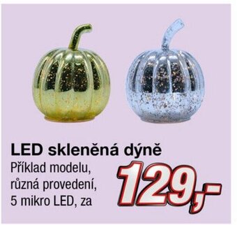 Kik LED skleněná dýně nabídka