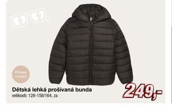 Kik Dětská lehká prošívaná bunda nabídka