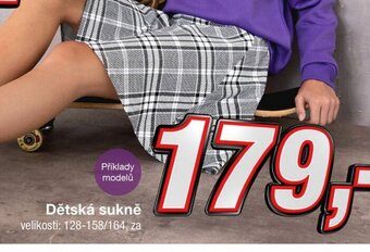 Dětská sukně