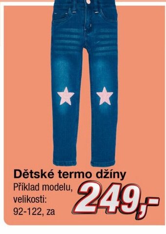 Kik Dětské termo džíny nabídka