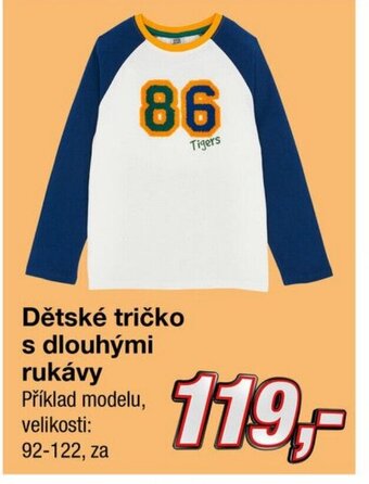 Kik Dětské tričko s dlouhými rukávy nabídka