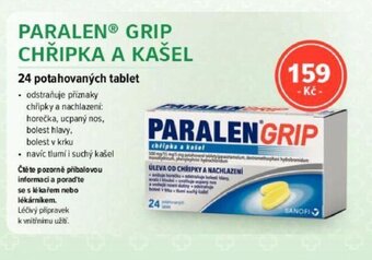 mojelekarna.cz PARALEN GRIP CHŘIPKA A KAŠEL nabídka