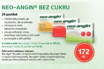 mojelekarna.cz NEO-ANGIN BEZ CUKRU nabídka