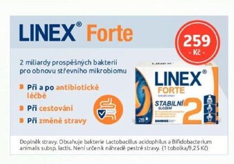 mojelekarna.cz LINEX Forte nabídka