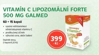 mojelekarna.cz VITAMÍN C LIPOZOMÁLNÍ FORTE 500 MG GALMED nabídka