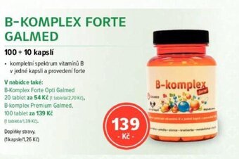 mojelekarna.cz B-KOMPLEX FORTE GALMED nabídka