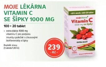 mojelekarna.cz MOJE LÉKÁRNA VITAMIN C SE ŠÍPKY 1000 MG nabídka