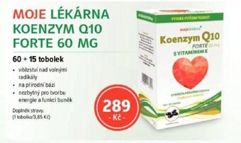 MOJE LÉKÁRNA KOENZYM Q10 FORTE 60 MG