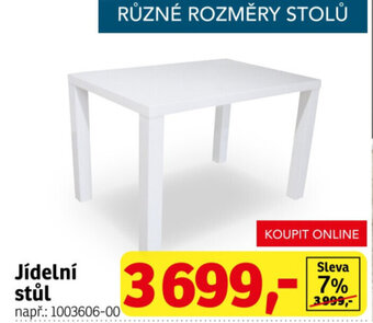 Asko Jídelní stůl nabídka