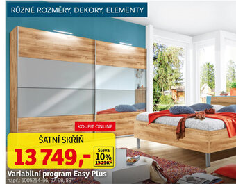 Asko Variabilní program Easy Plus nabídka