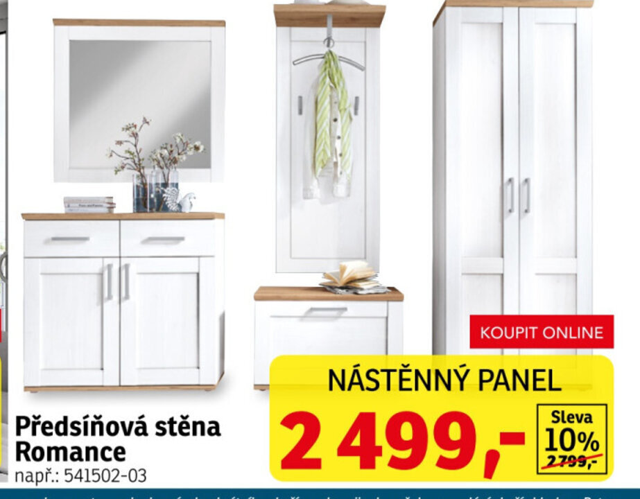 Asko Předsíňová stěna Romance nabídka