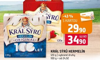 Terno KRÁL SÝRŮ HERMELÍN nabídka