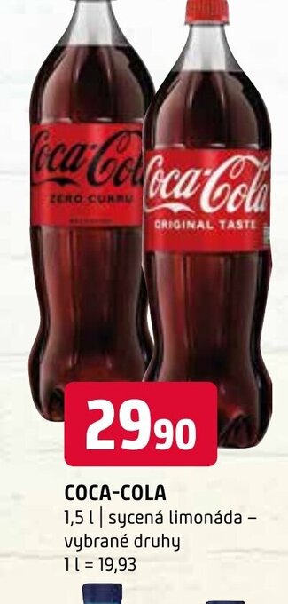 Terno COCA-COLA 1.5L nabídka