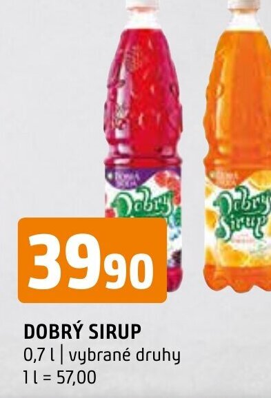 Terno DOBRÝ SIRUP nabídka