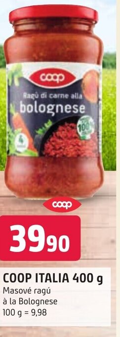 Trefa COOP ITALIA 400 g nabídka