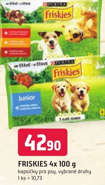 Trefa FRISKIES 4x 100 g nabídka