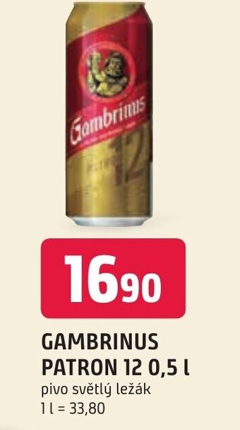 Trefa GAMBRINUS PATRON 12 0,5 L nabídka