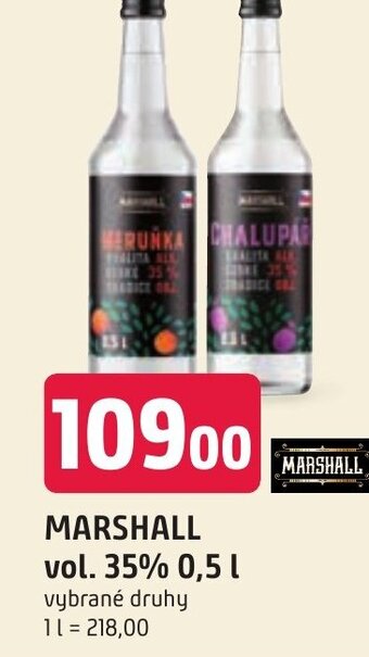 Trefa MARSHALL vol. 35% 0,5L nabídka