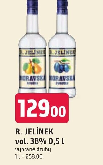Trefa R. JELÍNEK vol. 38% 0,5 L nabídka
