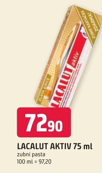 Trefa LACALUT AKTIV 75 ml nabídka