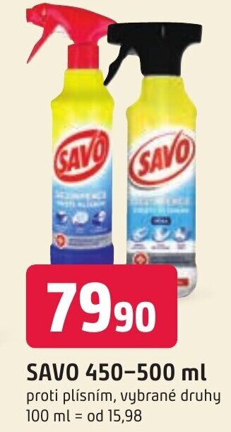 Trefa SAVO 450-500 ml nabídka