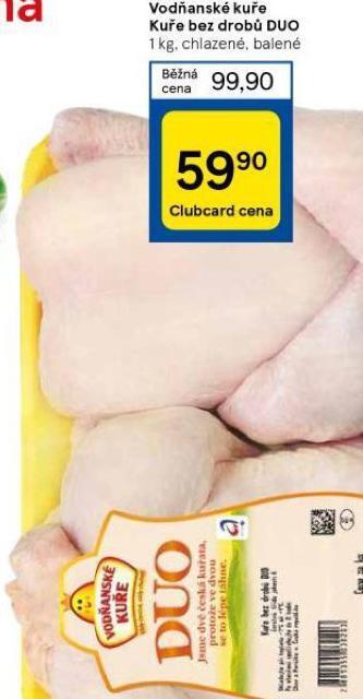 Tesco Kuře bez drobů duo nabídka