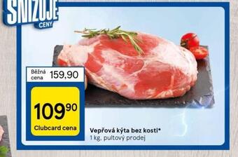 Tesco Vepřová kýta bez kosti nabídka