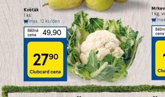 Tesco Květák nabídka