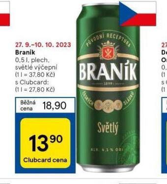 Tesco Pivo braník nabídka