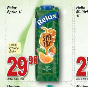 Hruška Relax spritz nabídka