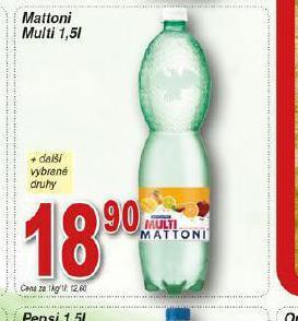 Hruška Mattoni multi nabídka
