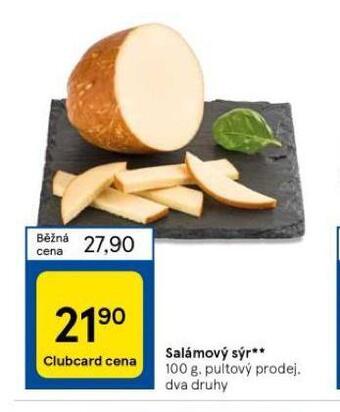 Tesco Salámový sýr nabídka
