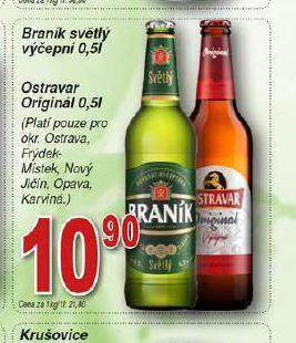 Hruška Pivo ostravar originál nabídka