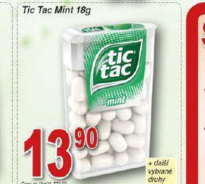 Hruška Tic tac mint nabídka