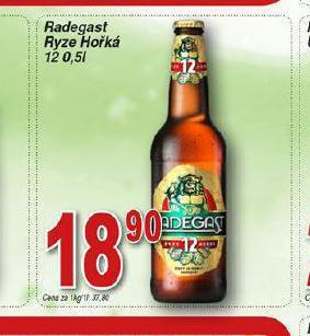 Hruška Pivo radegast ryze hořká 12 nabídka