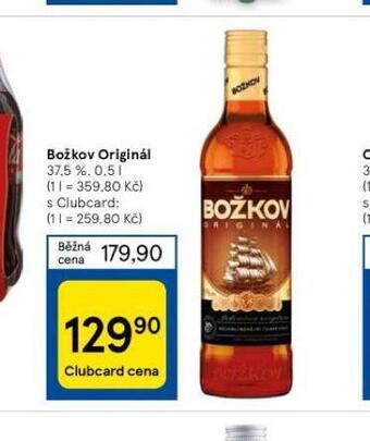 Tesco Božkov originál nabídka