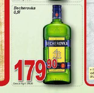 Hruška Becherovka nabídka