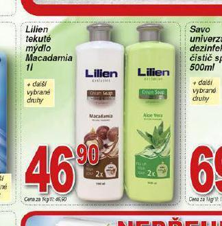 Hruška Lilien tekuté mýdlo nabídka